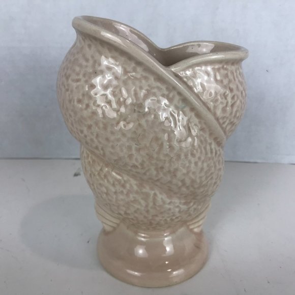 Vintage ceramic floral vase signed U.S.A. - Picture 4 of 5